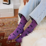 Purple Cats - Socks that Save Cats