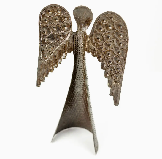 Standing Angel Metal Art