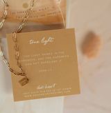 True Light mini tag necklace