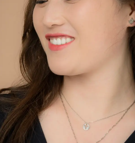 Silver Carolyn Necklace