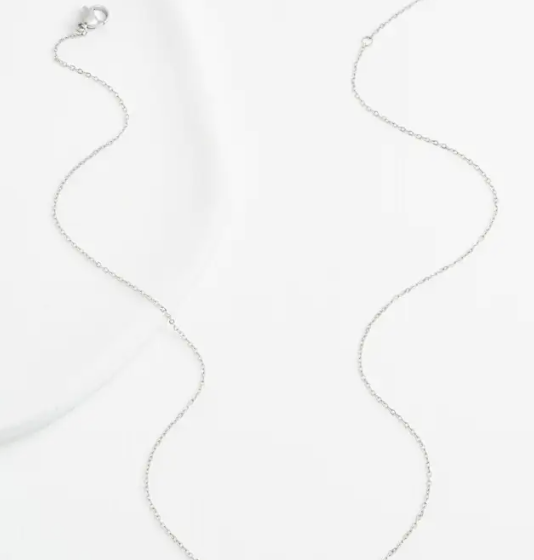 Alexis Silver Heart Necklace