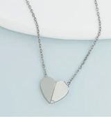 Alexis Silver Heart Necklace