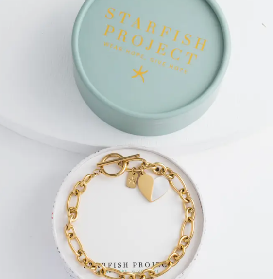 Give Hope bracelet in Gold