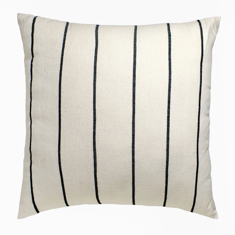 Black Pin Stripe Pillow