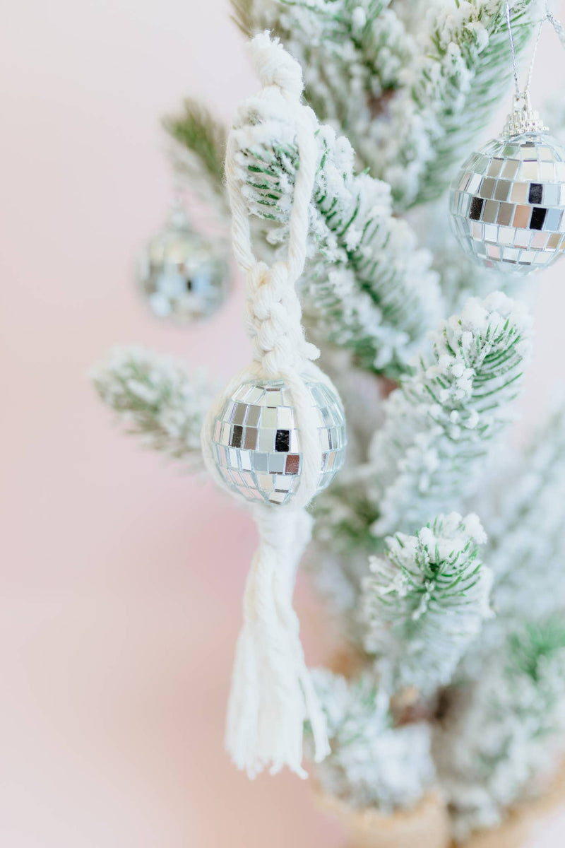 Pink Disco Ball Ornament