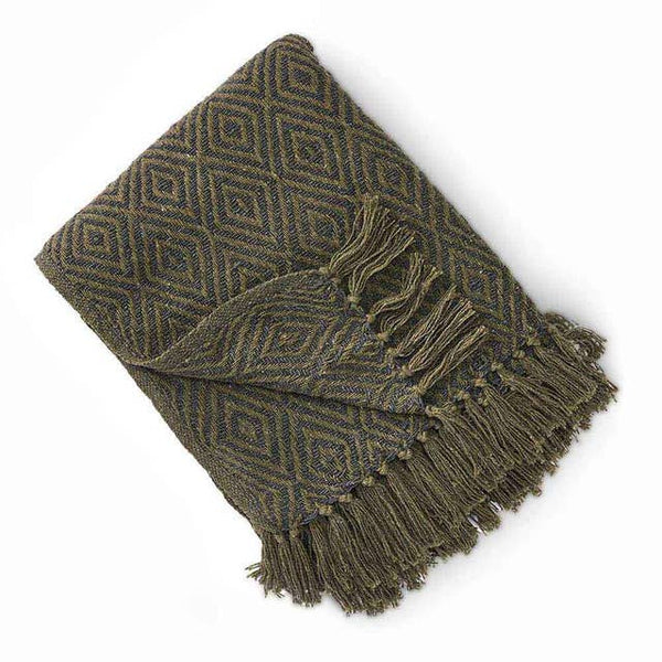 Loden Green Rethread Throw