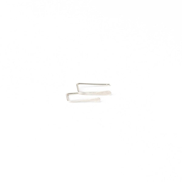 Indra Staple Earrings in Sterling Silver