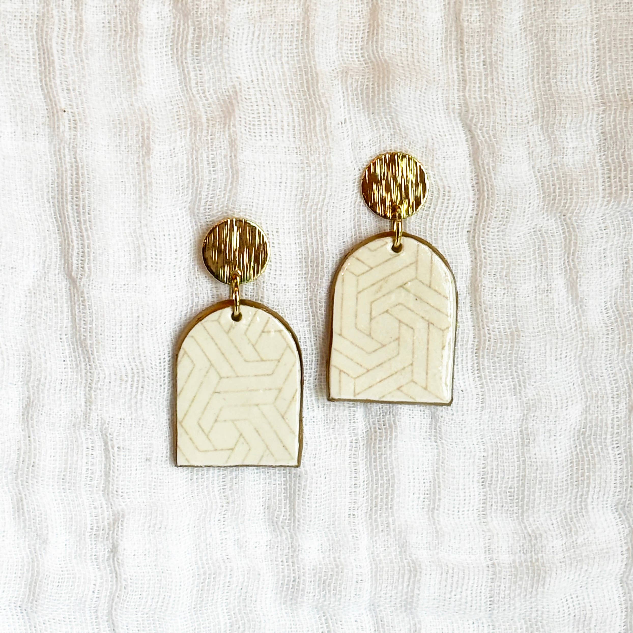 Patterned Sozo Earrings