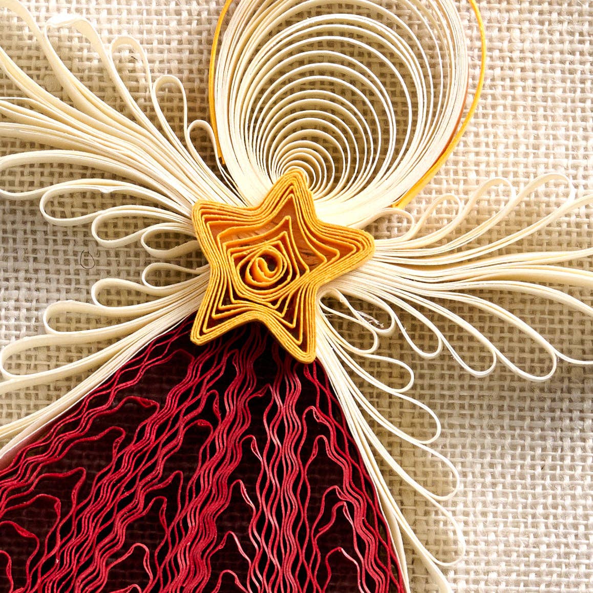 Tuyen Quilled Angel Ornament