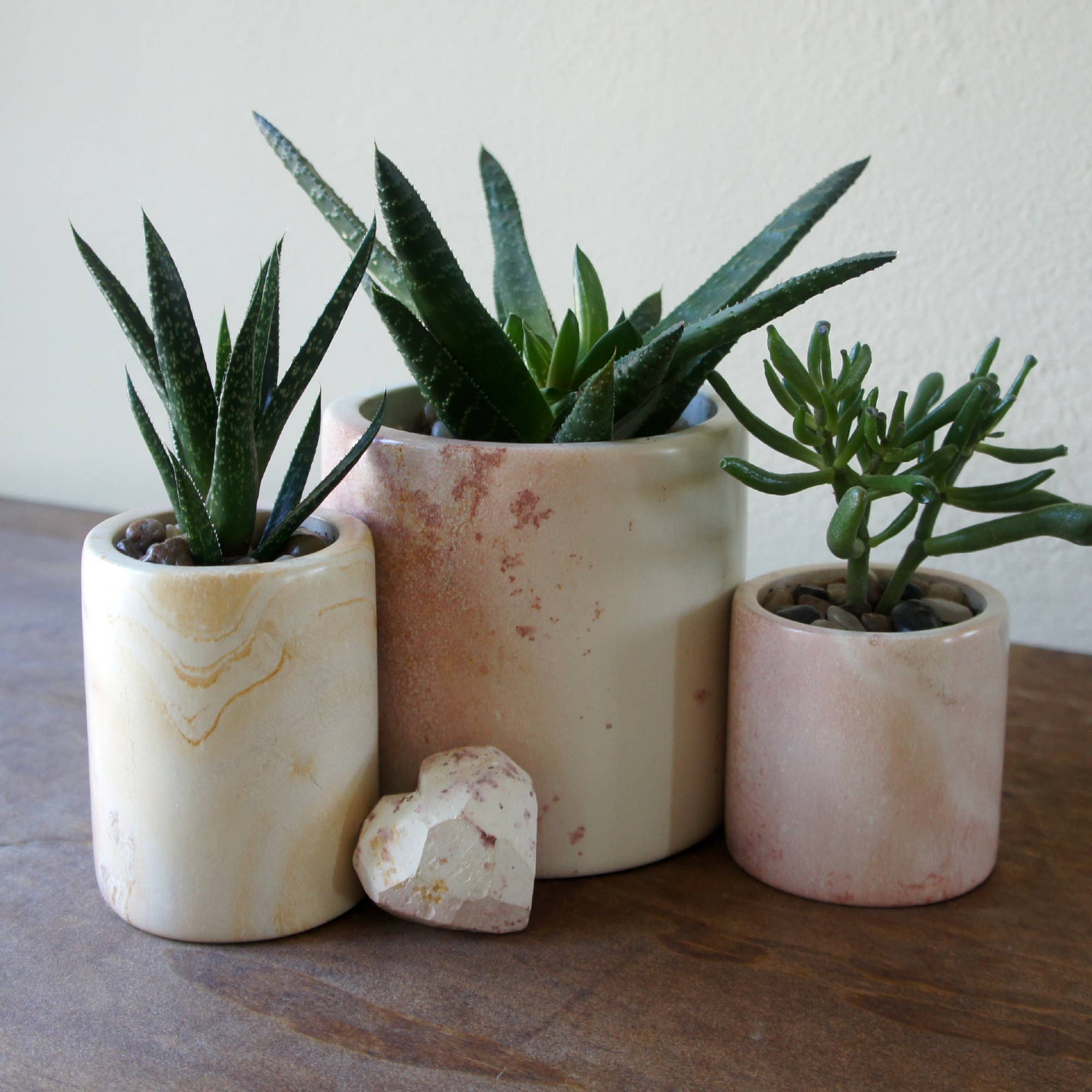 Natural Cylinder Planter - Large