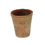 Aged Terracotta Round Flower Pot