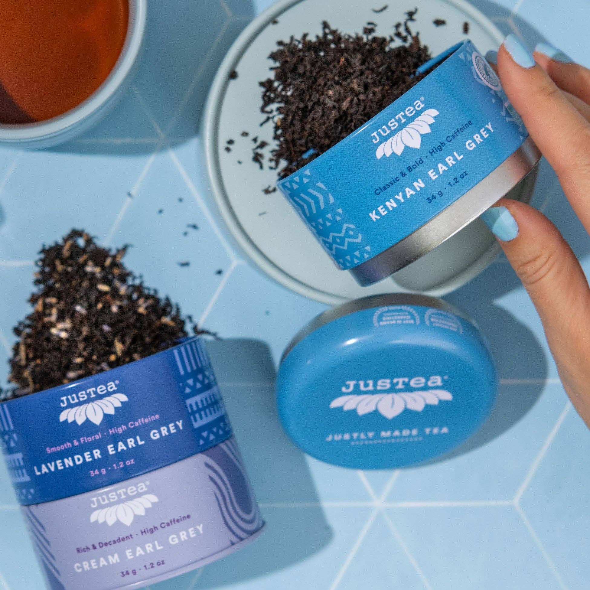 JusTea Earl Grey Tea Trio
