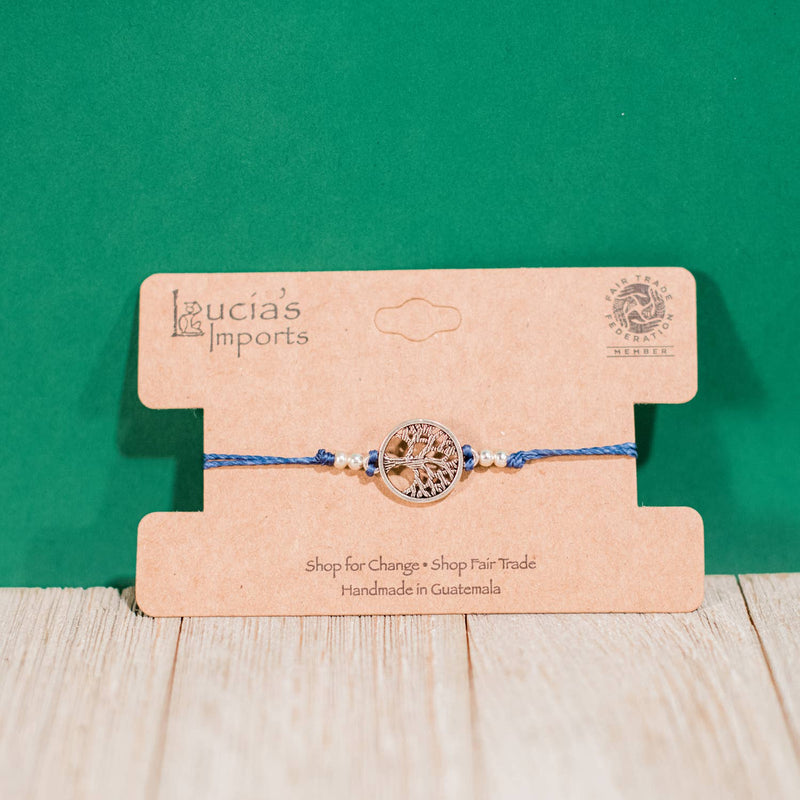 Tree of Life String Charm Bracelet- colors vary