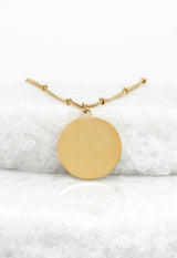 Resilience Leaf Necklace in Pink