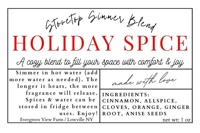 Simmer Stovetop Potpourri Holiday Spice Fall Christmas Blend