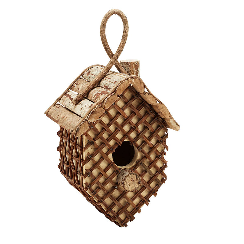 Latticed Twig Birdhouse