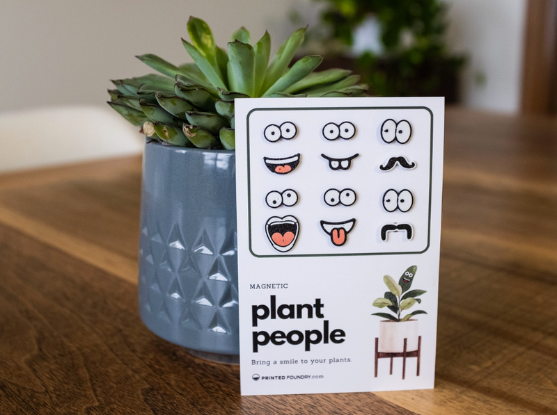 Plant Faces Magnetic | Magnet Charms for Indoor Plants