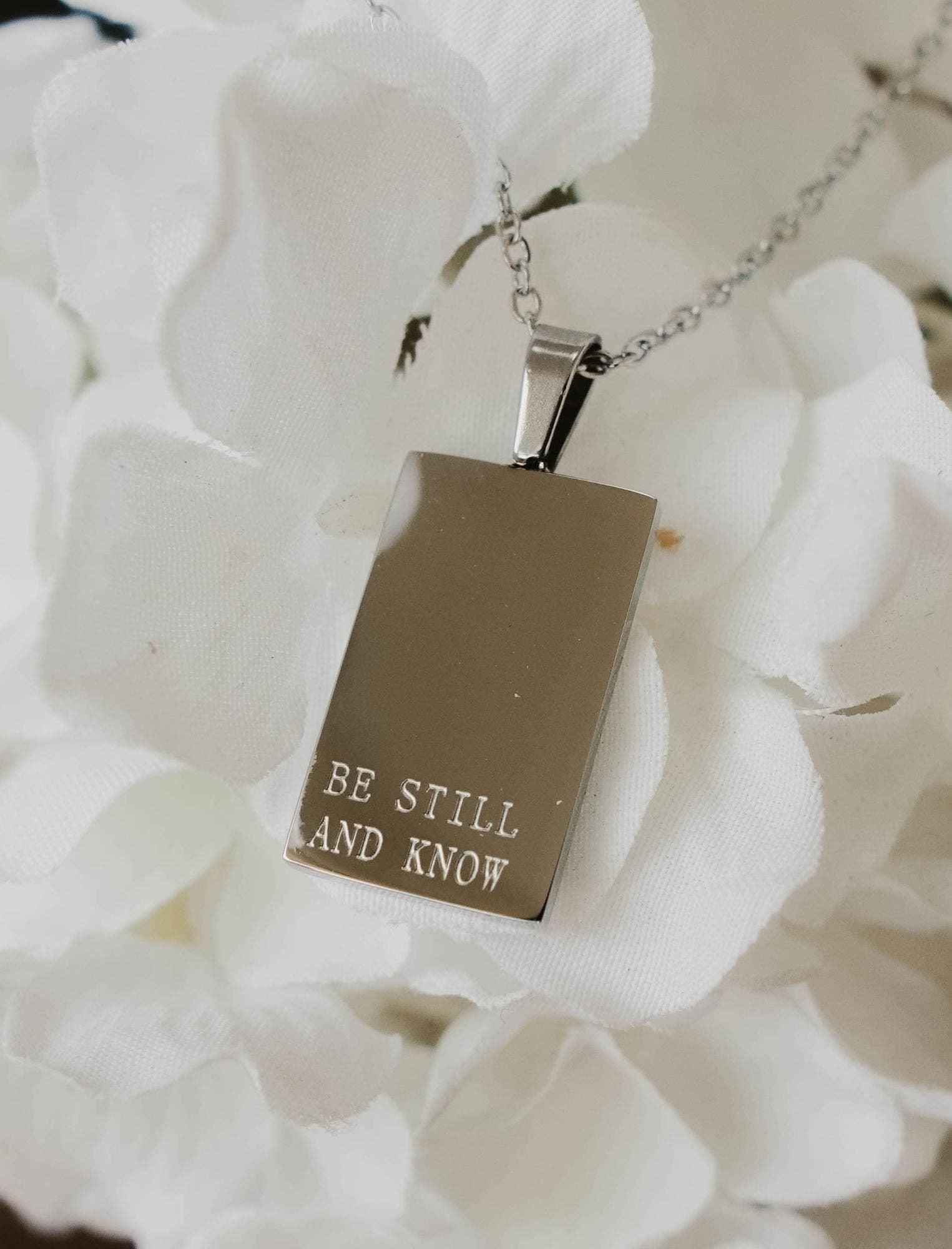 Be Still and Know Necklace