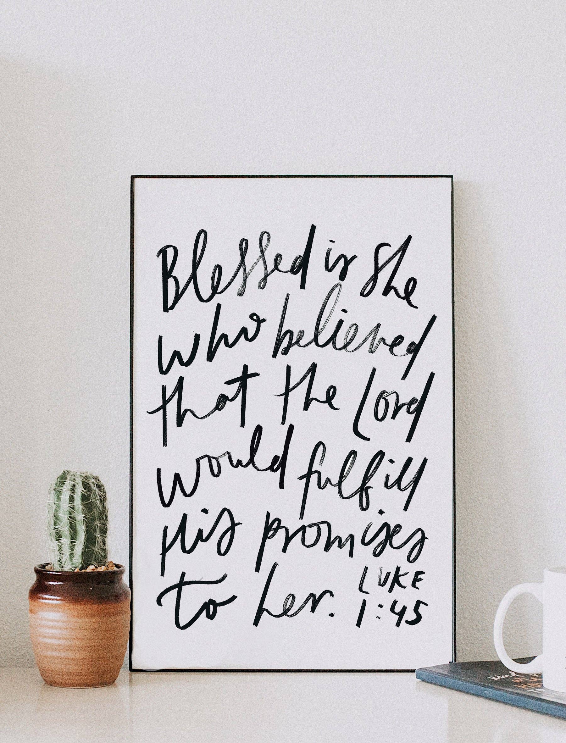 Blessed Is She | 11x17 Poster
