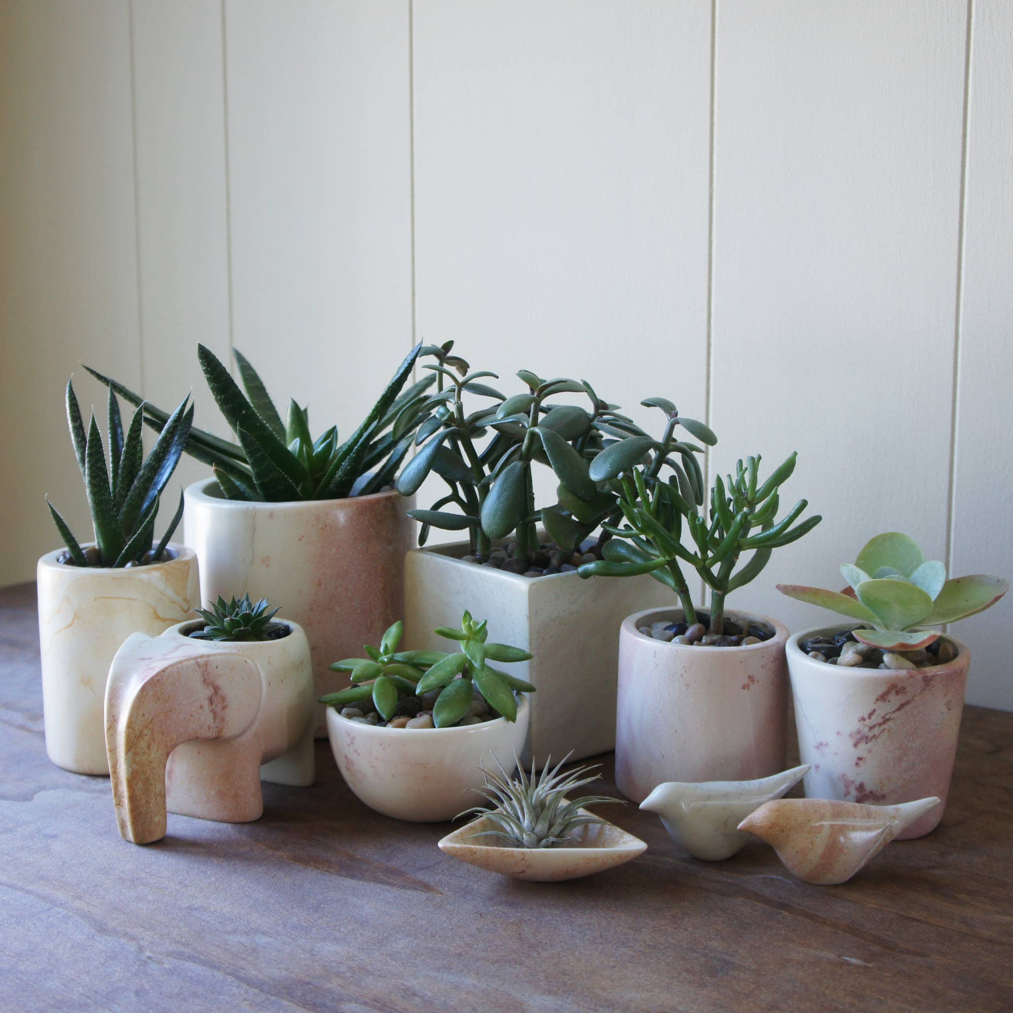Natural Round Planter