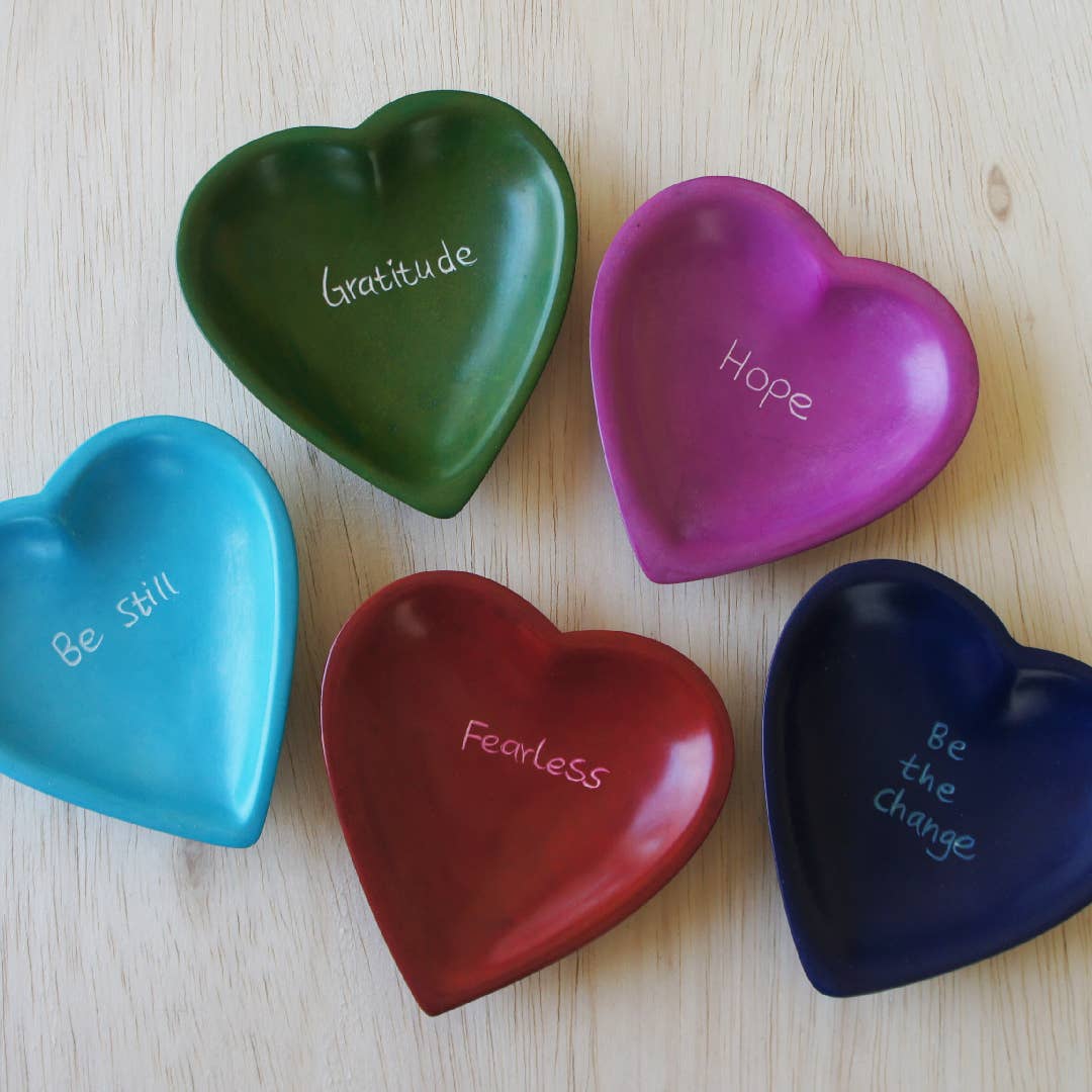 Word Heart Dish