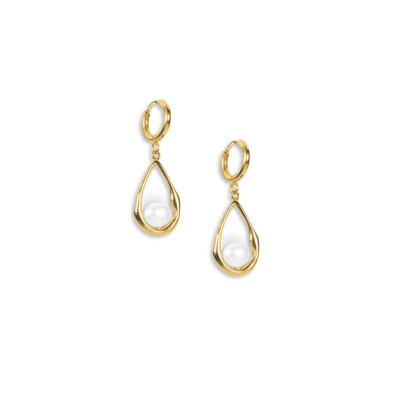 Milk and Honey Drop Earrings