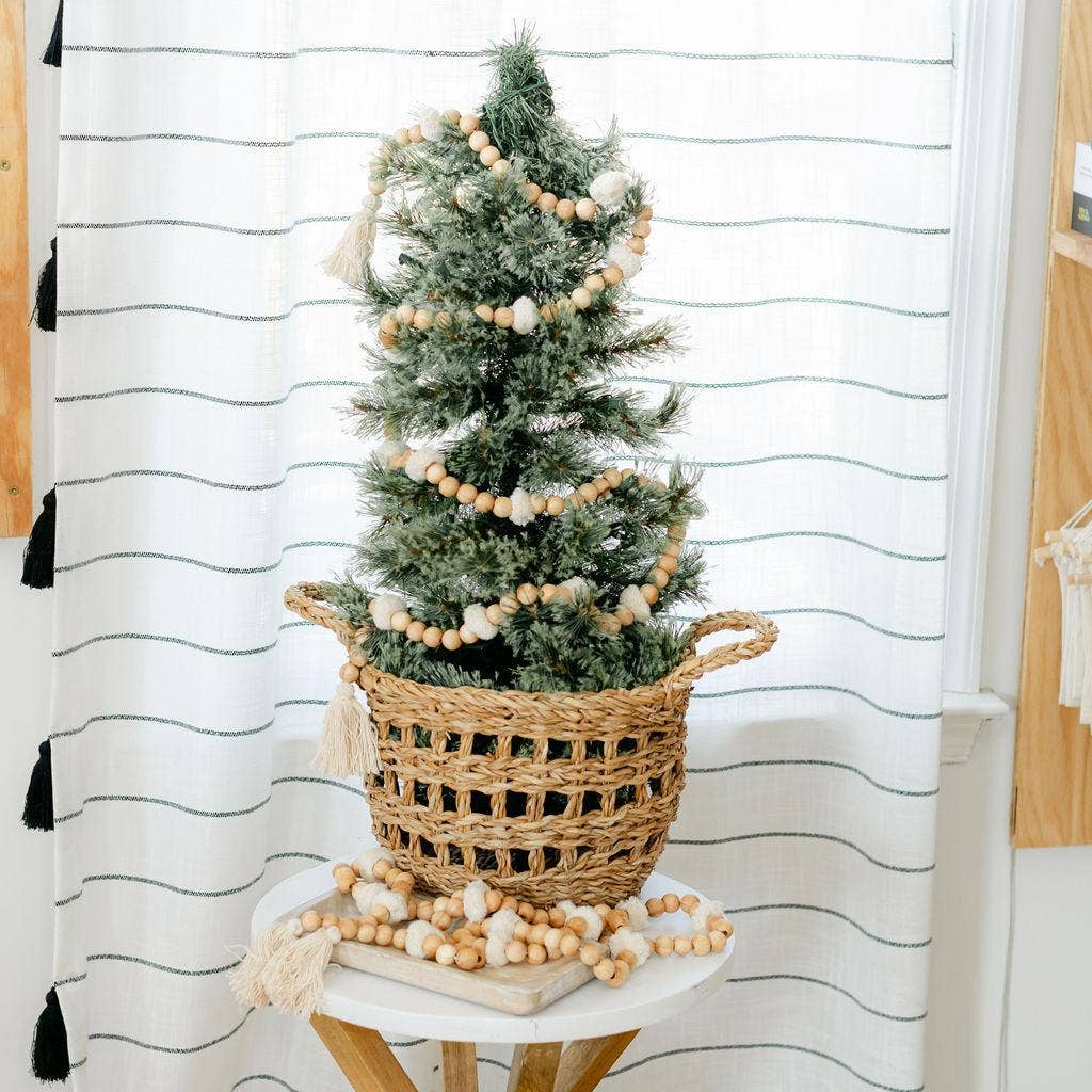 Pom + Bead Garland