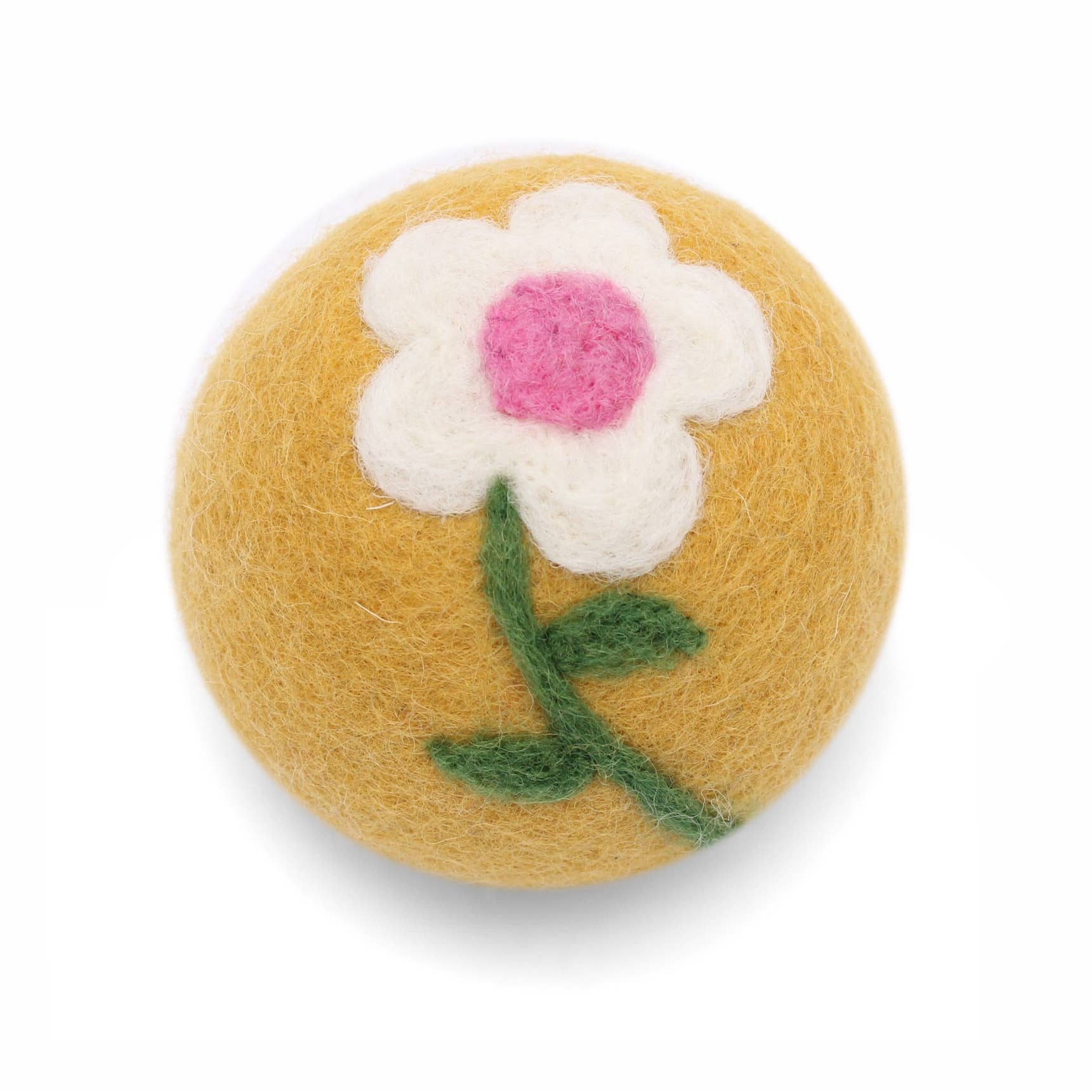 Daisy Flower: Eco Wool Dryer Ball