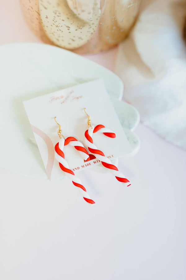 Candy Cane Earrings