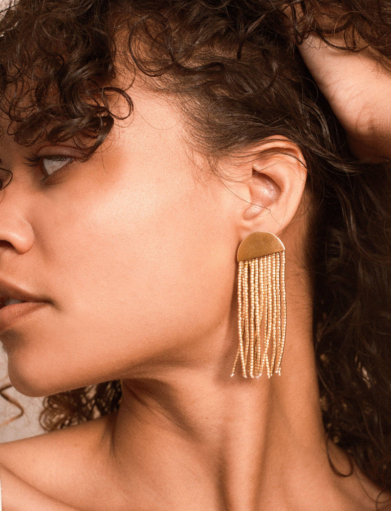 Kuota Arch Earrings - Gold