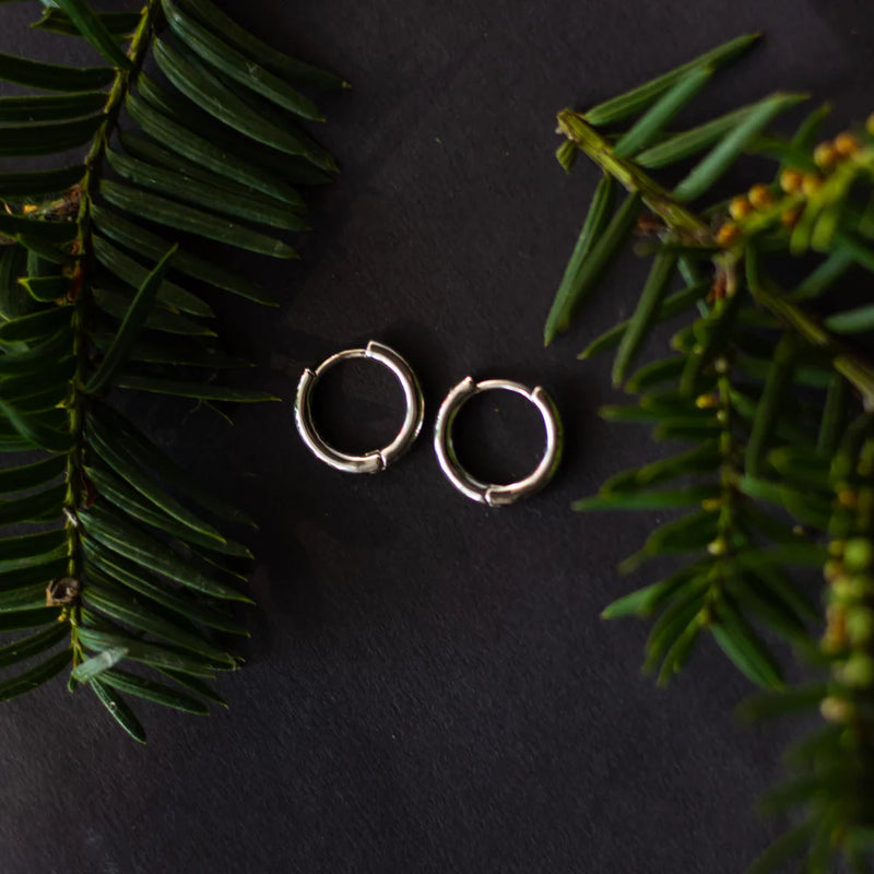 Everyday Silver Hoop Earrings