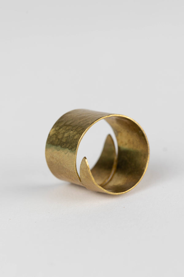 Hammered Wrap Ring