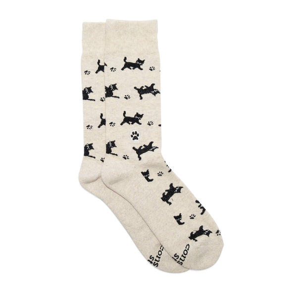 Beige Cats - Socks that Save Cats