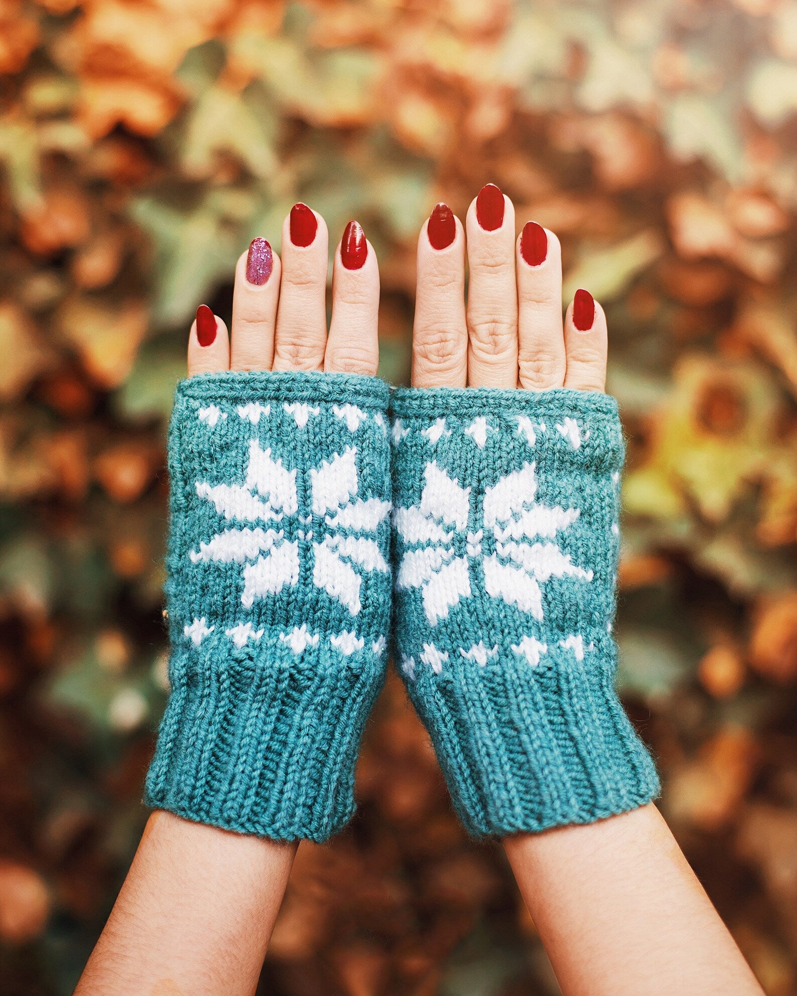 Knit Mittens: Fingerless Gloves