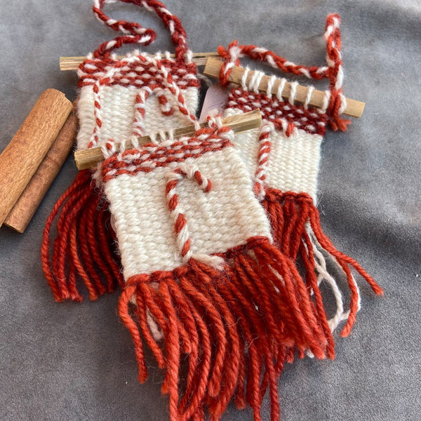 Candy Cane Christmas Ornament - Mini Tapestry