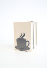 Coffee Bookend | coffee lover gift home decor coffee shop bookcase organization book shelf gift for him