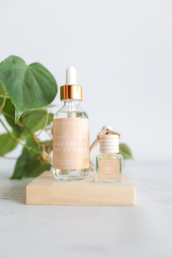 The Best is Yet to Come Car Diffuser Refill | car freshie refill | bottle diffuser refill | sweet citrus scent | scented air freshener