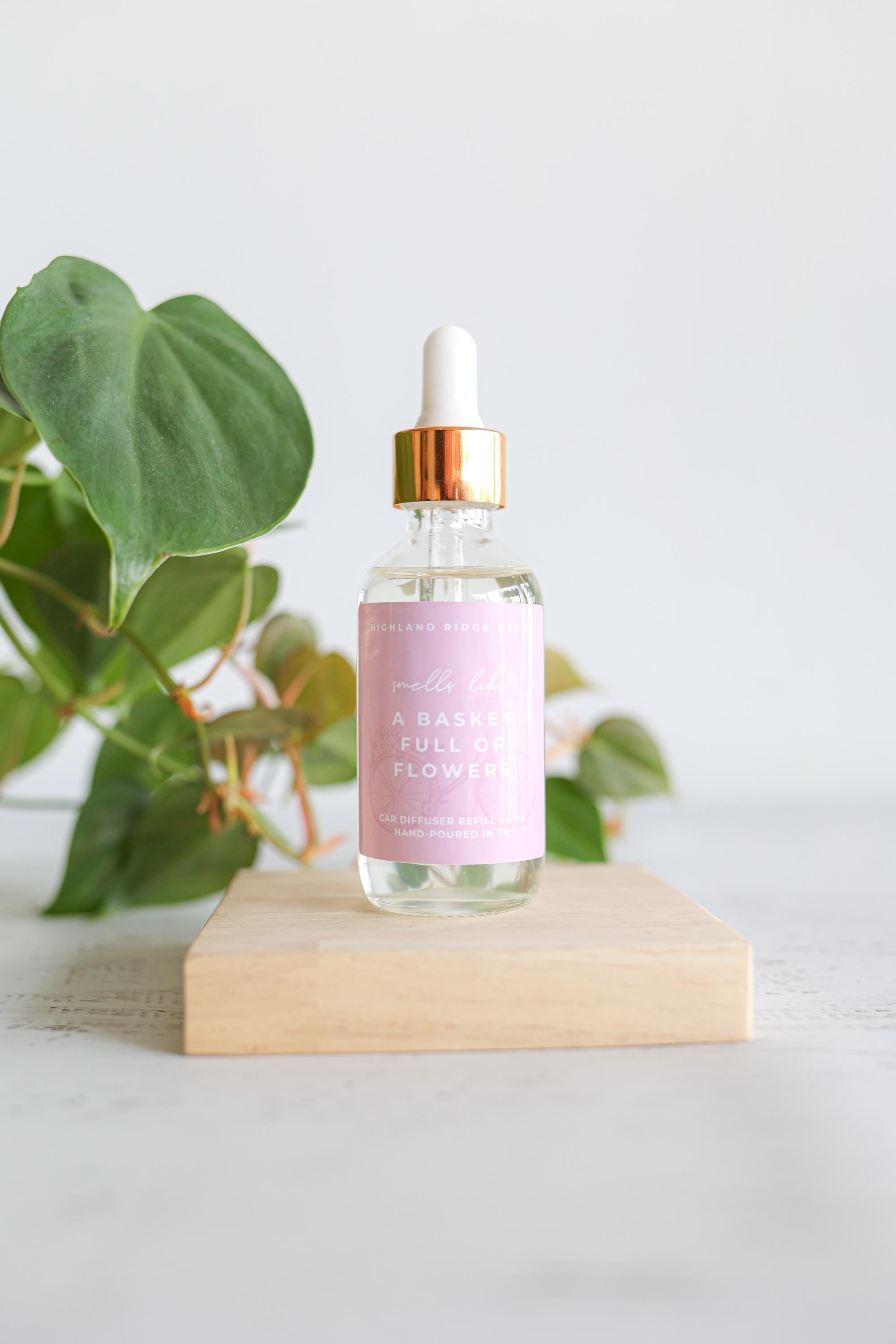 A Basket Full of Flowers Car Diffuser Refill | car freshie refill | bottle diffuser refill | fresh floral scent | scented air freshener
