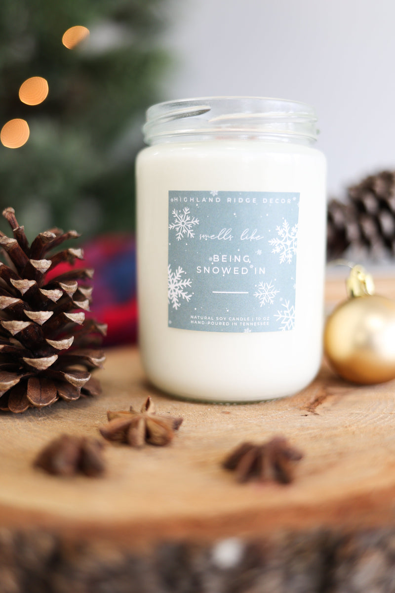 Hand-Poured Soy Candle - Maple Chai "Being Snowed In"