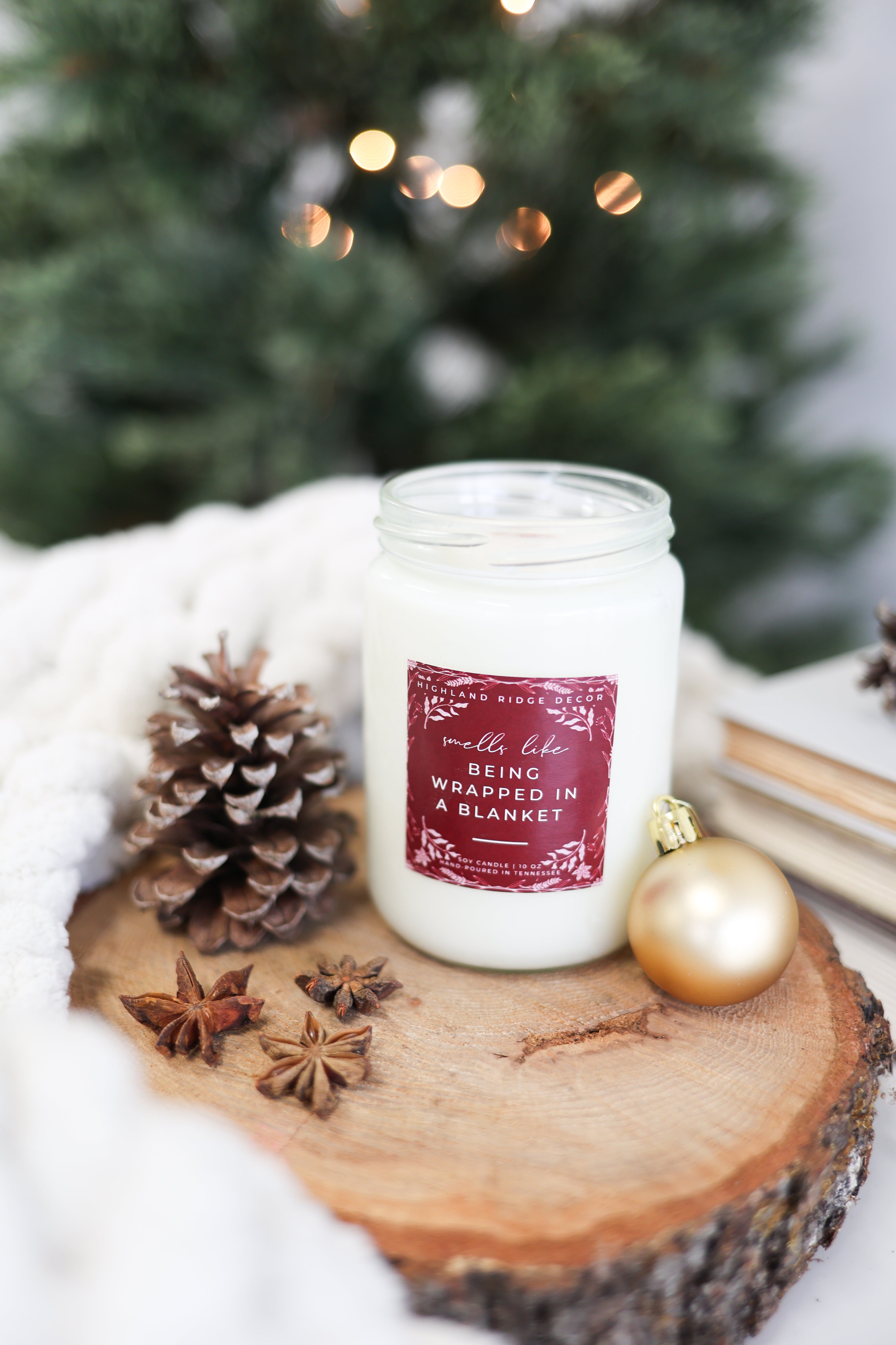"Being Wrapped In A Blanket" Candle