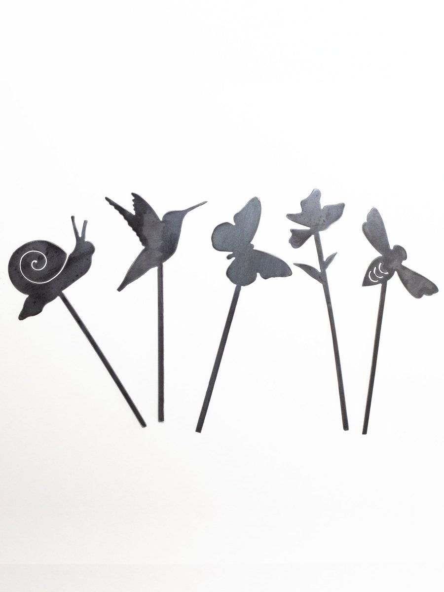 Happy Hummingbird Plant Stake - Highland Ridge Decor