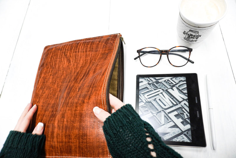 Genuine Leather Tablet Sleeve