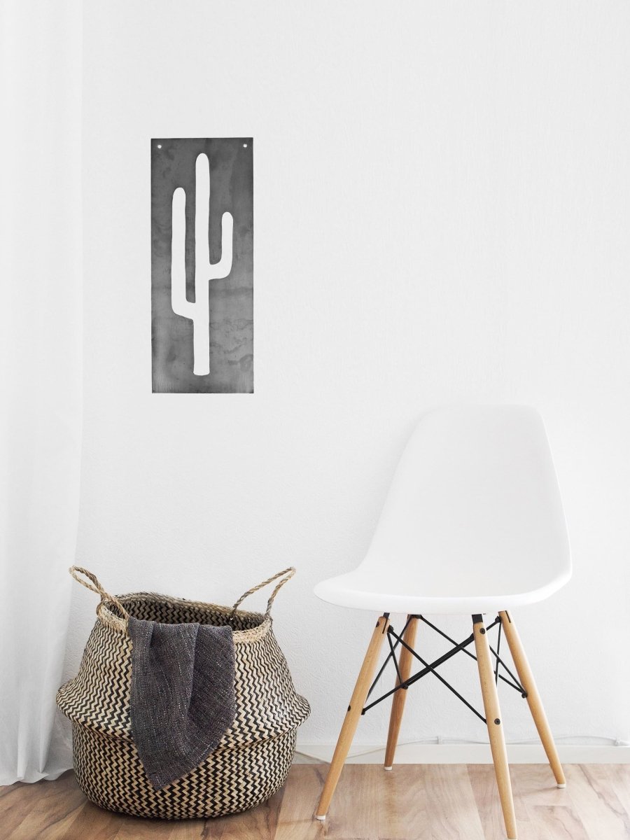 Metal Cactus Home Decor Panel - Highland Ridge Decor