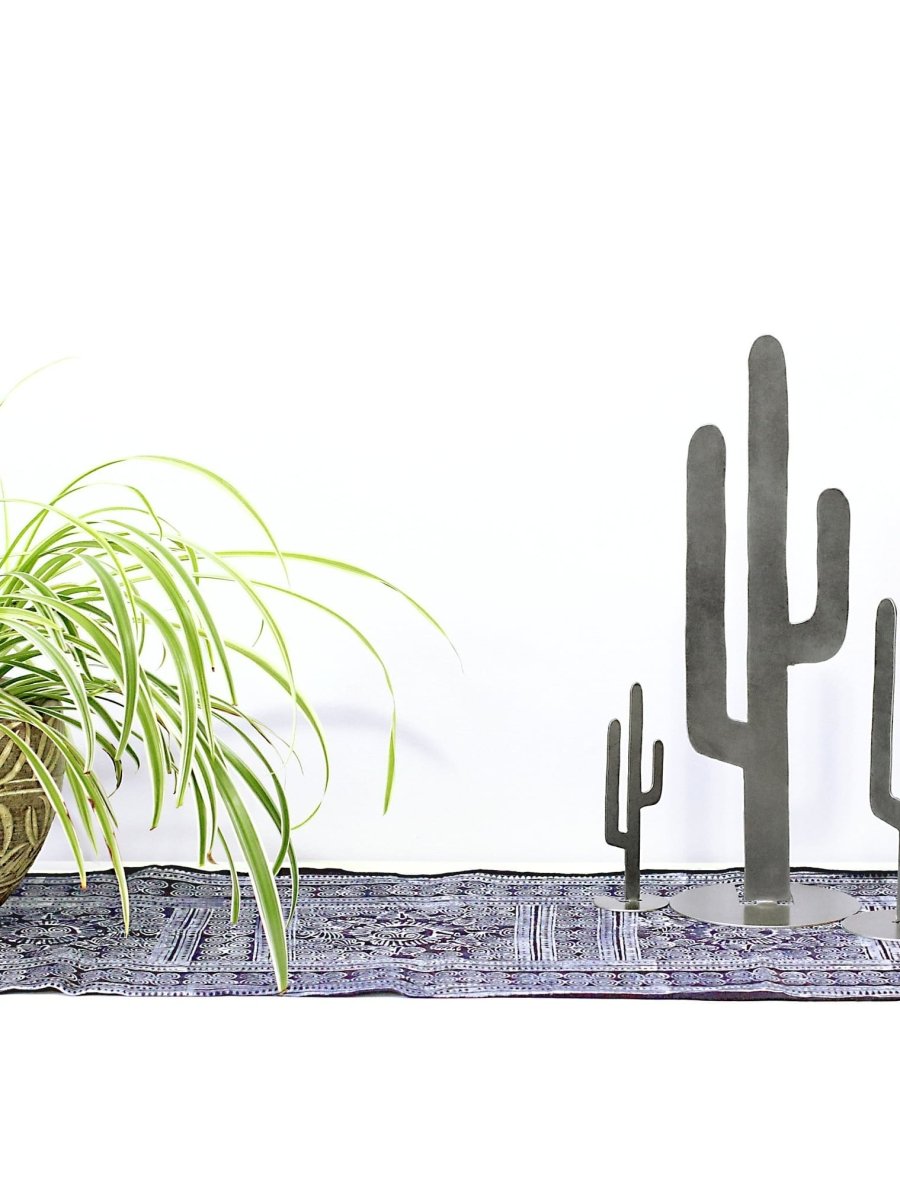 Metal Cactus Silhouette - Large - Highland Ridge Decor