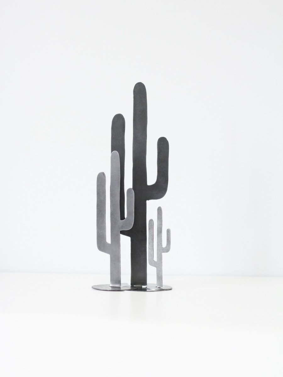 Metal Cactus Silhouette - Large - Highland Ridge Decor