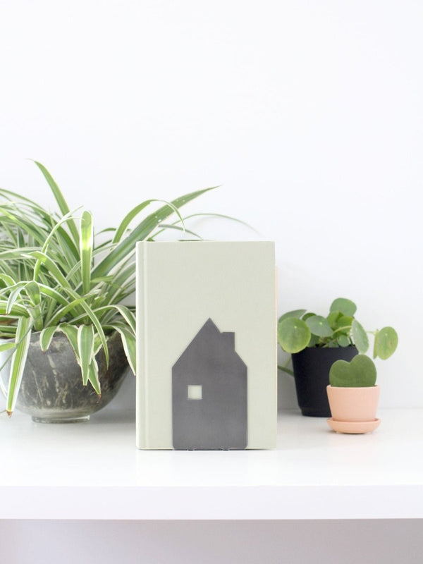 Metal House Bookend - Highland Ridge Decor