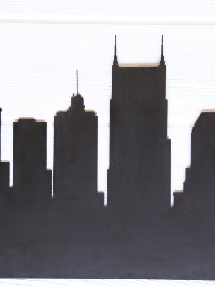 Nashville Skyline Metal Art - Highland Ridge Decor