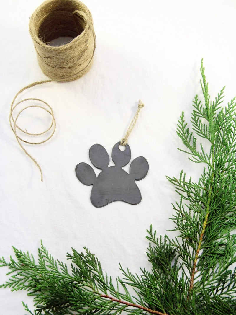 Paw Print Christmas Ornament - Highland Ridge Decor