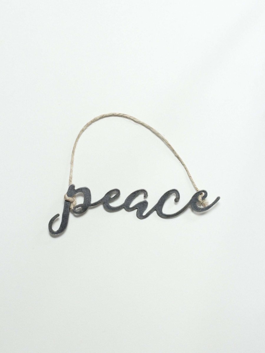 Peace Christmas Ornament - Highland Ridge Decor