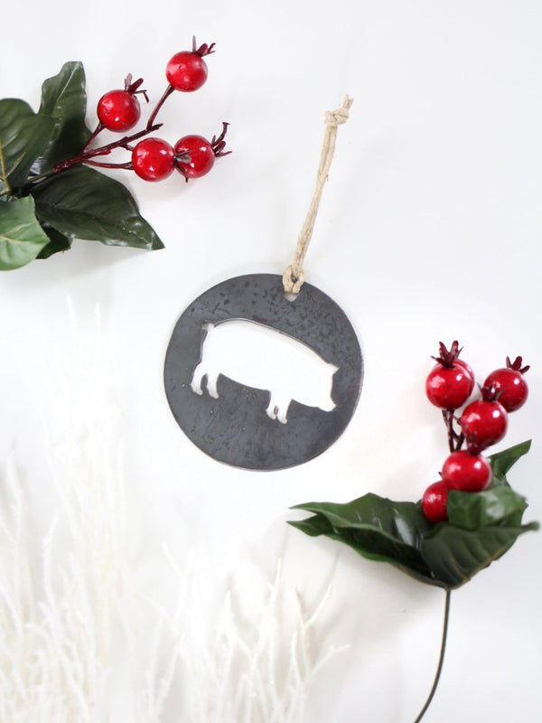 Pig Christmas Tree Ornament - Highland Ridge Decor